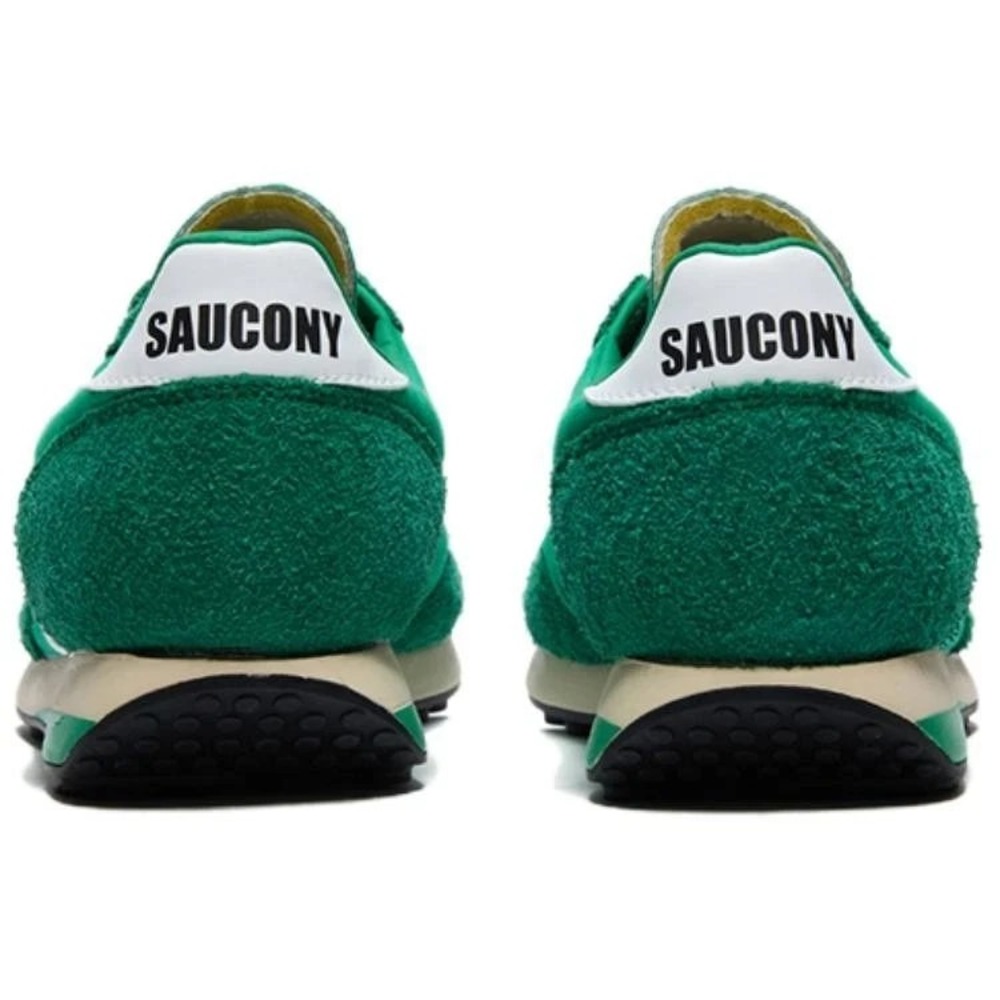 Mens 9.5- Saucony Trainer Endorphin Training 80 Running Shoes Green White Shoes - Picture 4 of 5